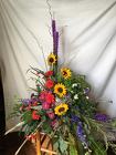 Contemporary Casket Spray from Chillicothe Floral, local florist in Chillicothe, OH