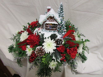 Kinkade's A Kiss for Santa by Chillicothe Floral from Chillicothe Floral, local florist in Chillicothe, OH