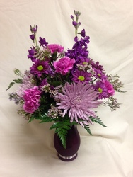 Positivley Purple from Chillicothe Floral, local florist in Chillicothe, OH