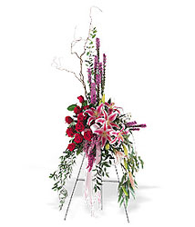 Contemporary Standing Spray from Chillicothe Floral, local florist in Chillicothe, OH