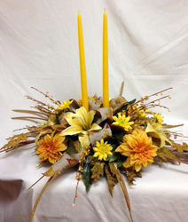Autumn Silk Centerpiece from Chillicothe Floral, local florist in Chillicothe, OH