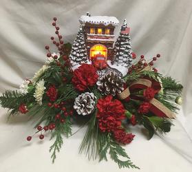 Chillicothe Floral's Festive Fire Station Bouquet from Chillicothe Floral, local florist in Chillicothe, OH